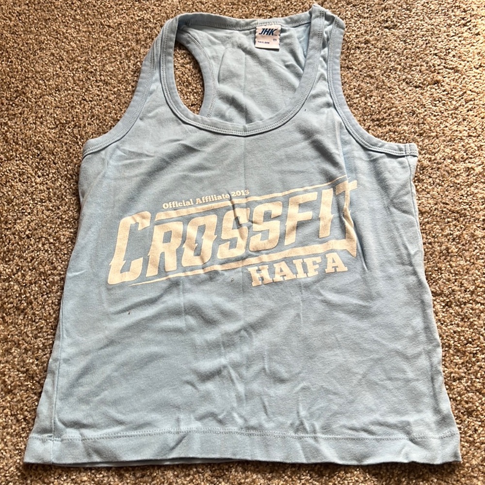CrossFit Haifa blue crop - medium